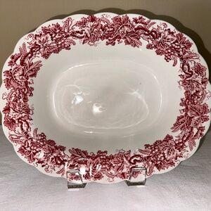Antique Booths Oval Vegetable Bowl